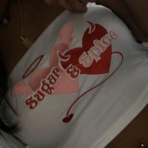 sugar & spice tube top